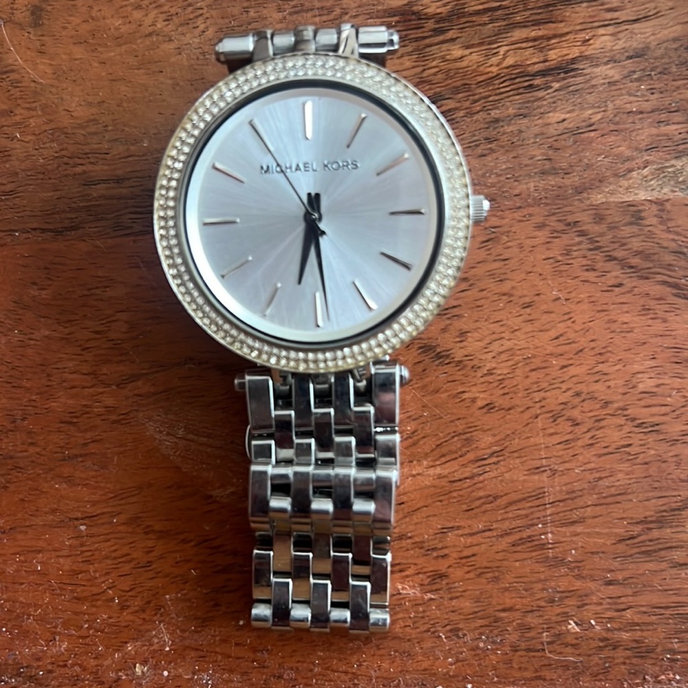 Silver / diamond Michael Kors watch